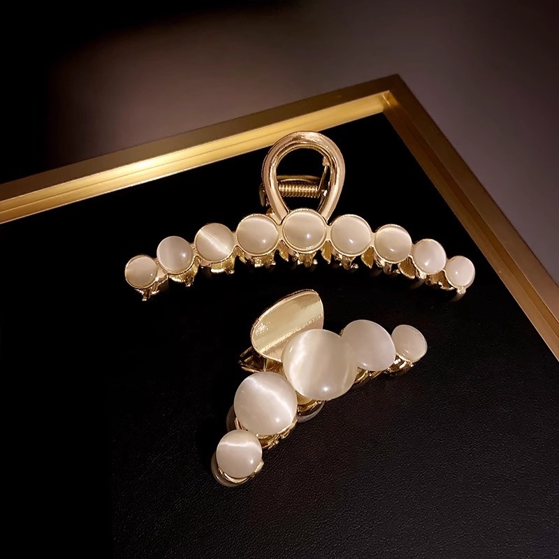 Opal Grab Clip Back Head fikseeritud juuksed suured klambriga peakatted haikalaga juuksenõelad internetikuulsus 2024 uus