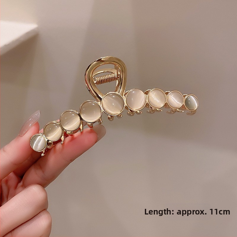 Opal Grab Clip Back Head fikseeritud juuksed suured klambriga peakatted haikalaga juuksenõelad internetikuulsus 2024 uus