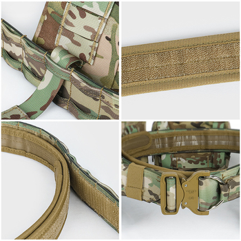 Set de centuri tactice Artexmolle, combinație multifuncțională, etanșare pentru talie, nailon, detașabil și reglabil, stil tactic