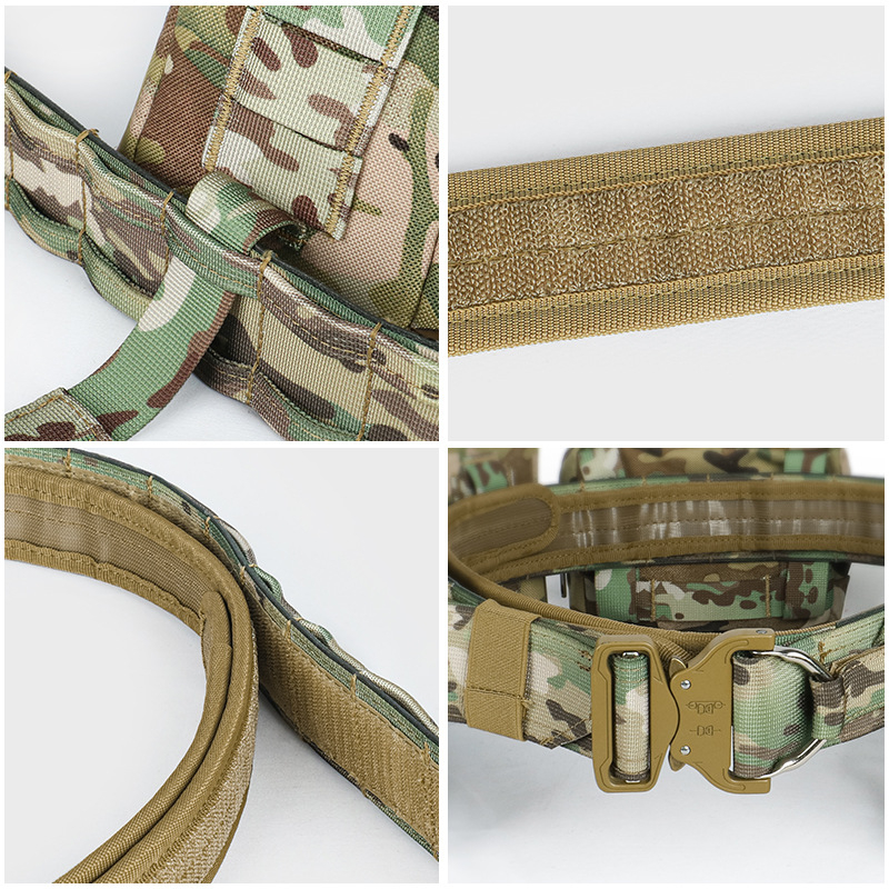 Set de centuri tactice Artexmolle, combinație multifuncțională, etanșare pentru talie, nailon, detașabil și reglabil, stil tactic