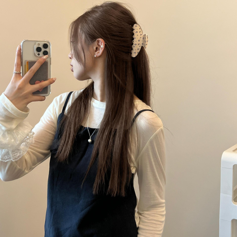 Originaalse disainiga vintage lilleline kirsipuu teemantklamber Korea stiilis pea tagaküljele mõeldud haikalaga peakatted naistele uued