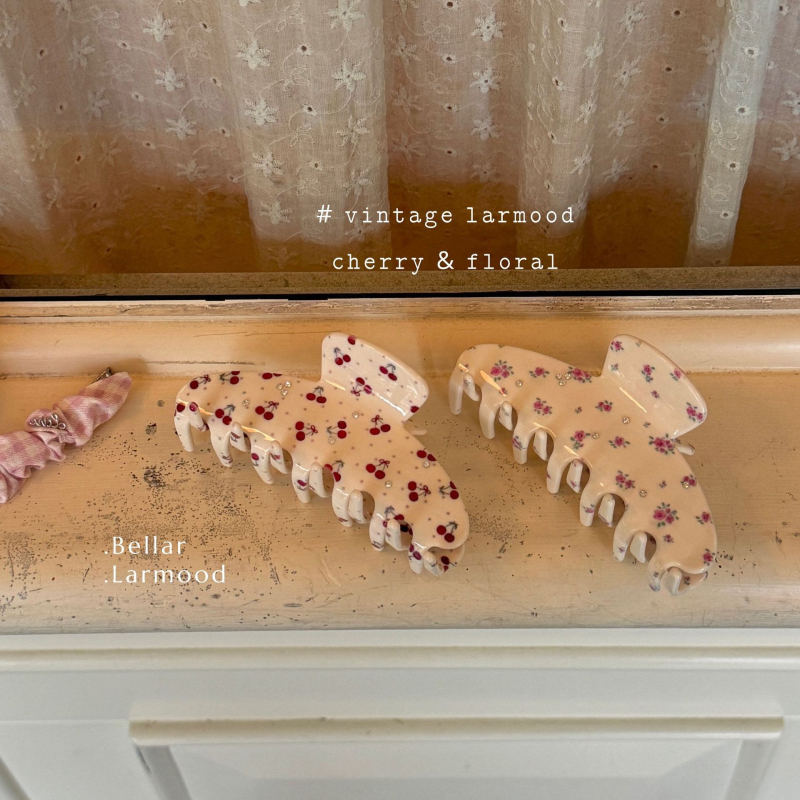 Originaalse disainiga vintage lilleline kirsipuu teemantklamber Korea stiilis pea tagaküljele mõeldud haikalaga peakatted naistele uued