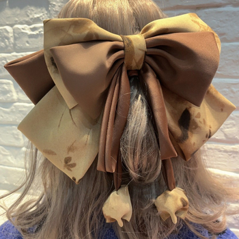 Uus prantsuse tipptasemel lipsuga juuksenõel Tulip Bud Top Clip niši vedruklambriga juukseaksessuaarid