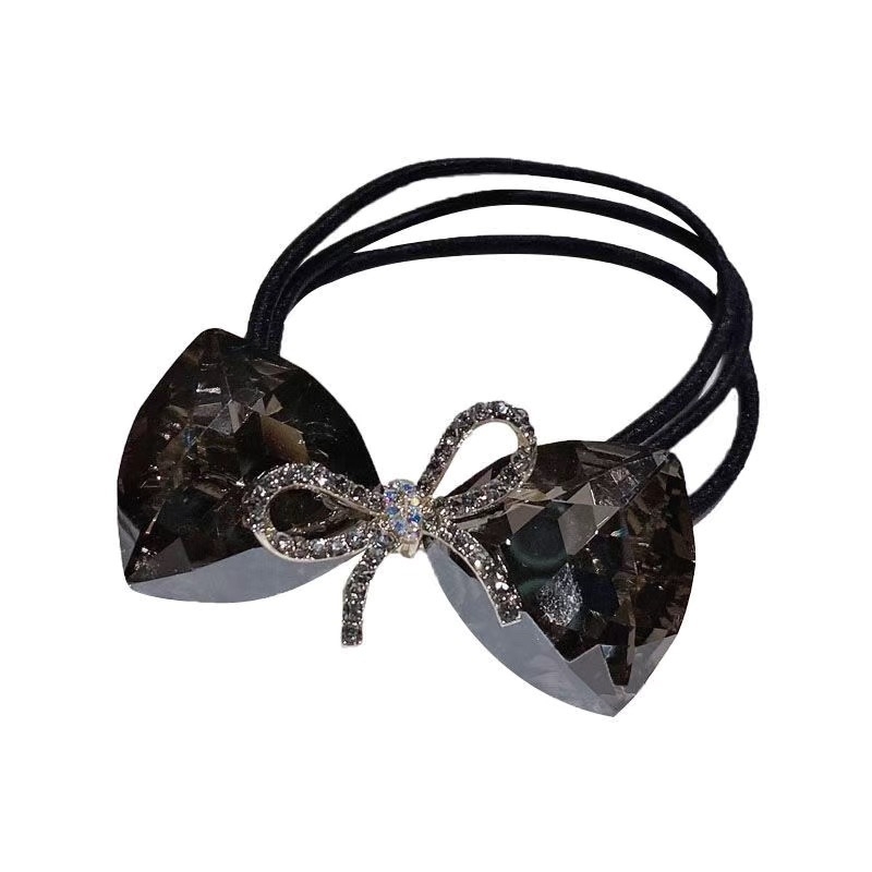 Naujas prabangus, išskirtinis, peteliškės formos plaukų kaklaraištis su blizgančiais cirkoniais, universalus ir stilingas plaukų aksesuaras su cirkoniais