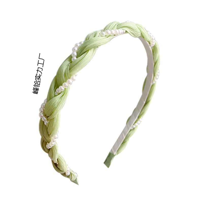 Keeratud pärlitega peapael naistele, suvine temperament, pressitud juuste koobas, metsahaldja juuste kimp, värsked ja kallid juukseaksessuaarid