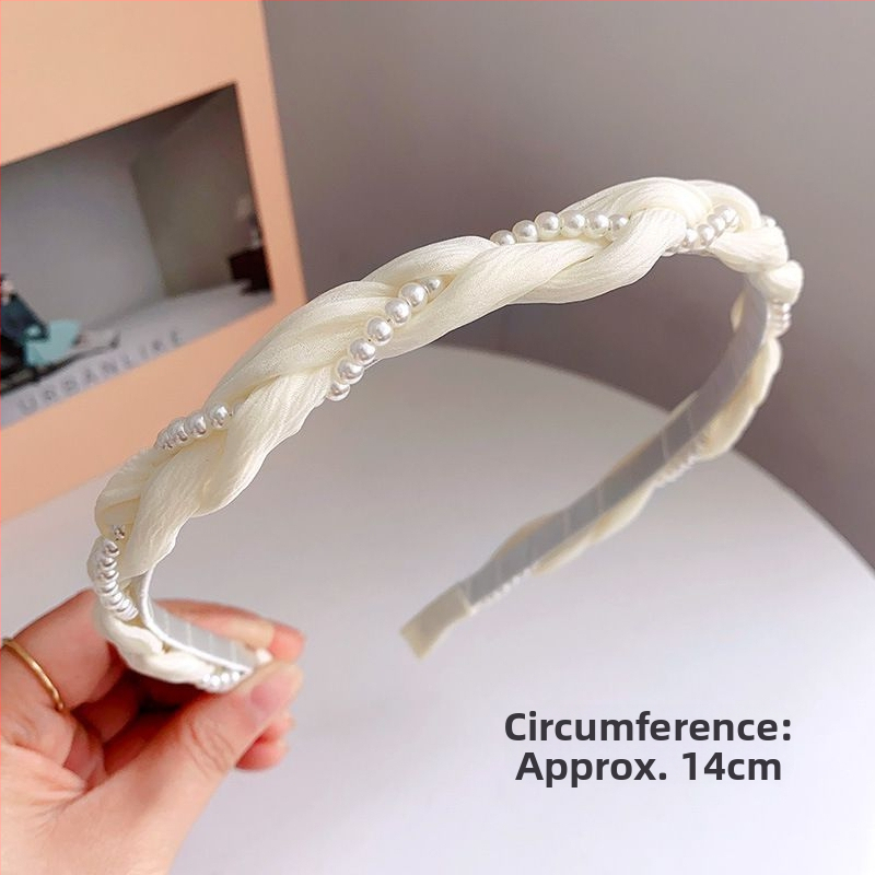 Keeratud pärlitega peapael naistele, suvine temperament, pressitud juuste koobas, metsahaldja juuste kimp, värsked ja kallid juukseaksessuaarid