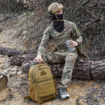 Vyrams skirta taktinė kuprinė, skirta naudoti pasienyje, maskuojanti, karinė, ventiliatoriaus kuprinė, laisvalaikio, sporto, alpinizmo, vandeniui atspari, kelioninė kuprinė