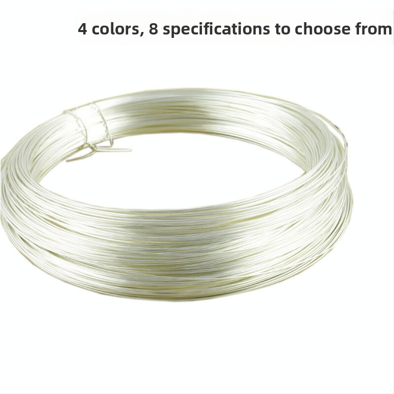 Yb metall 925 hõbedast isetehtud kõvad ehted hõbetraadist hõbetraadist 0,3–1 mm kullatud hõbedast aksessuaarid kuld- ja hõbetraadist