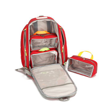 Veekindel suure mahutavusega AED-seljakott esmaabiks AED-de hoiukott AED-seadmete kott