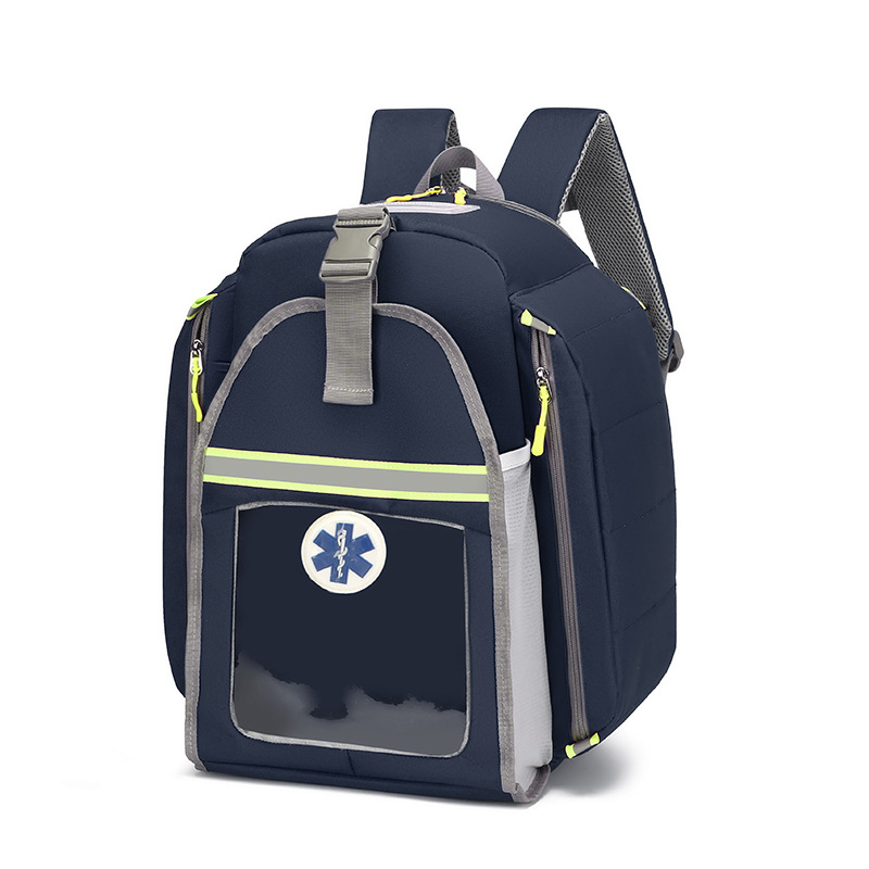 Veekindel suure mahutavusega AED-seljakott esmaabiks AED-de hoiukott AED-seadmete kott