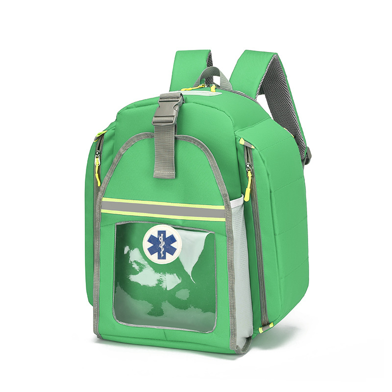 Veekindel suure mahutavusega AED-seljakott esmaabiks AED-de hoiukott AED-seadmete kott