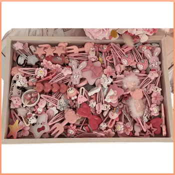 Koomiksikassi juuksenõelte komplekt, mitmekülgsed juukseaksessuaarid, printsessi juuksenõelte komplekt, laste armsad ja nägusad juukseaksessuaarid