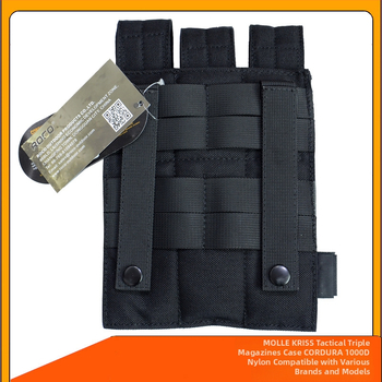 Taktinis trigubas krepšys mp5 Dagger taktinė liemenė Molle vice krepšys arp9 greito užtraukimo rinkinys