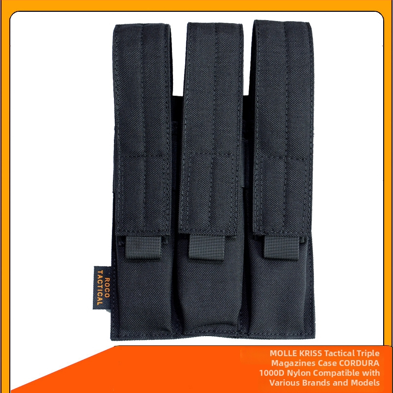 Taktinis trigubas krepšys mp5 Dagger taktinė liemenė Molle vice krepšys arp9 greito užtraukimo rinkinys