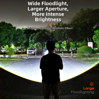 Φακός Philips Strong Light Searchlight για εξωτερικούς χώρους, σπίτι, έκτακτης ανάγκης, εξαιρετικά φωτεινός φακός Satchel με πλευρικό φως, επαναφορτιζόμενος και ανθεκτικός