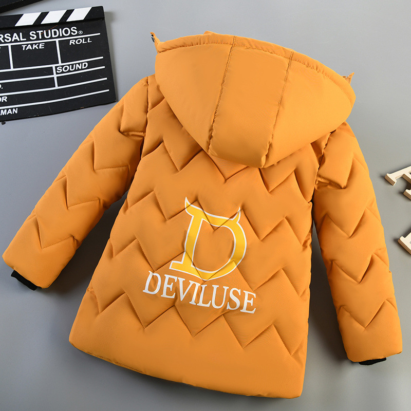 Dječja odjeća s pamučnom podstavom 2023. Nova zimska odjeća za dječake Dječji kaput s pamučnom podstavom Debeli kaput s pamučnom podstavom Lijepi dječji kaput srednje duljine