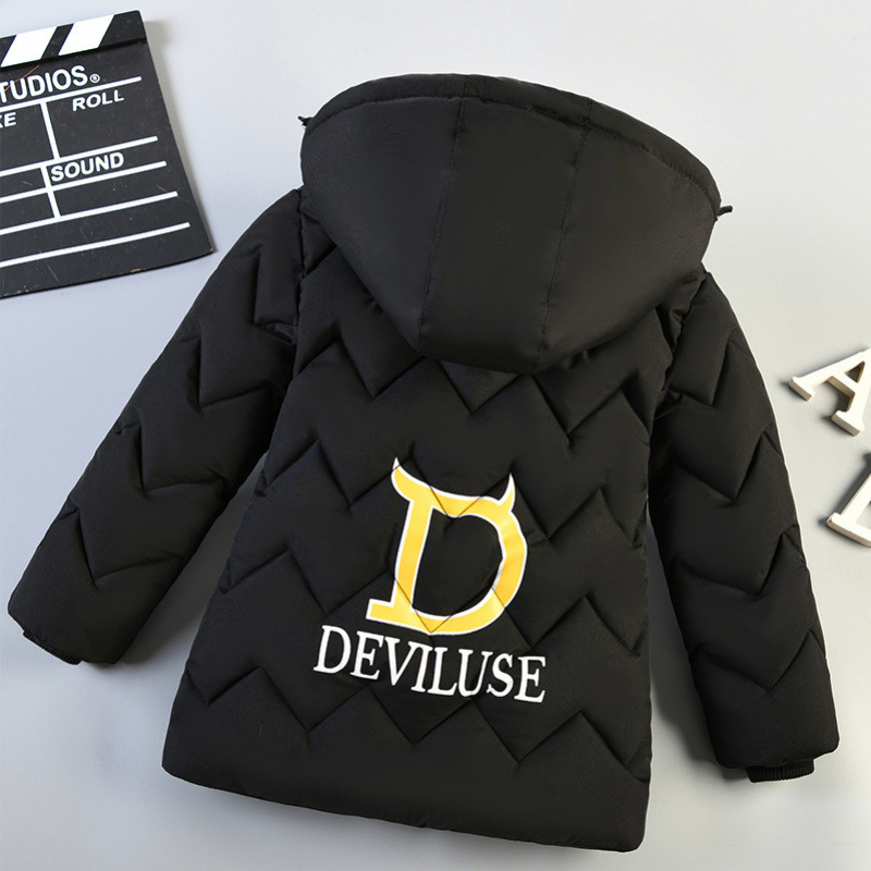Dječja odjeća s pamučnom podstavom 2023. Nova zimska odjeća za dječake Dječji kaput s pamučnom podstavom Debeli kaput s pamučnom podstavom Lijepi dječji kaput srednje duljine