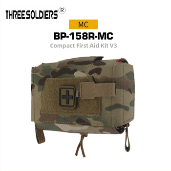 Taktikaline vest-vöö Molle, mis on varustatud väikese meditsiinilise kaasaskantava kiirvabastusega meditsiinikotiga V3