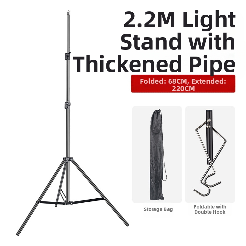 Välistingimustes telkimiseks mõeldud alumiiniumisulamist lambialus, kokkupandav, reguleeritav kaasaskantav telkimislambi postikonksuga riputus, mobiilne laagriklamber