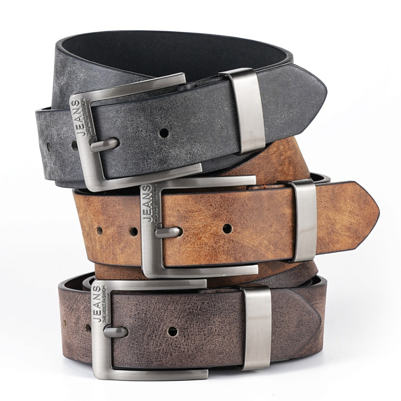 Käsitsi valmistatud retro nahkvöö meestele, ehtsast nahast pandlaga, trendikas noorte meeste vöö, uus moodne mitmekülgne meeste vöö hulgimüük