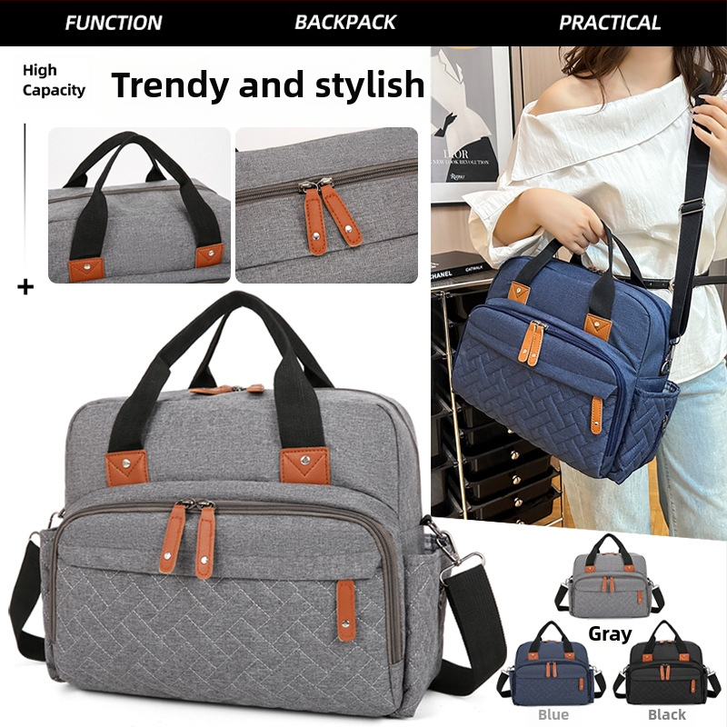 Anyatáska, határokon átnyúló, európai és amerikai stílusú, többzsebes, divatos anya-babatáska, babaviszonnyal való kiránduláshoz és utazáshoz, nagy kapacitású, hordozható anyatáska
