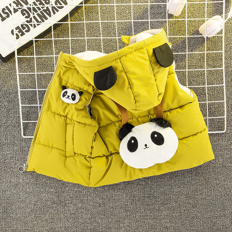 Poiste puuvillane vest sügiseks ja talveks, laste ülerõivad, väikeste ja keskmise suurusega laste soe vest, paksendatud 2024. aasta uus tüdrukute vest