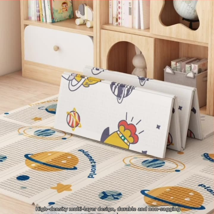 Kūdikio ropojamasis kilimėlis, sutirštintas putplasčio kilimėlis, saugi medžiaga, be kvapo, atsparus aliejui, apsauga nuo užsiteršimo, lengvai valomas, sulankstomas ir sandėliuojamas