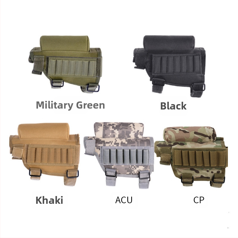 Трансгранична нова подложка за поддръжка на оръжие, външна офроуд, тактическа чанта за поддръжка на бузите, военни камуфлажни аксесоари, чанта за лов списание