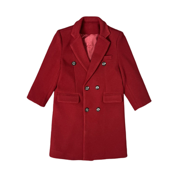 Jesen 2024. Novi dječji kaput u korejskom stilu, dječja odjeća, dugo odijelo, moderan kaput, dječja odjeća, vuneni kaput s dvostrukim kopčanjem