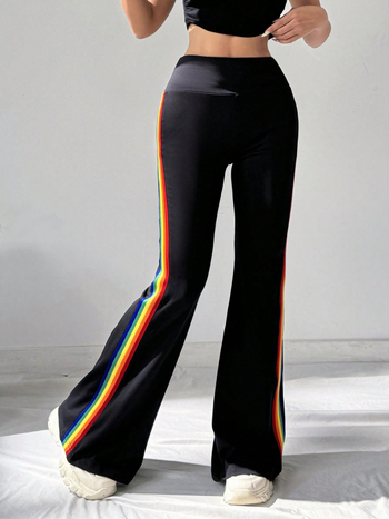 Дамски ежедневни панталони с висока талия и широки крачоли Amazon Cross-Border, нови, с отслабващ американски стил, с прави крачоли