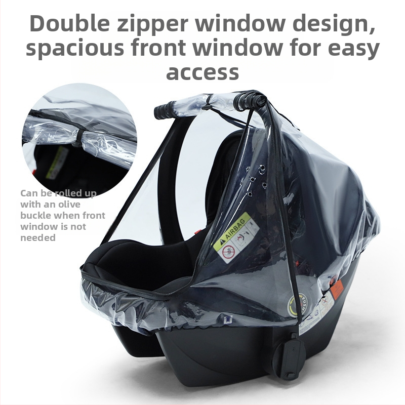 Tehase otsetarnimine EVA beebiturvakorvi vihmakate beebiistme tolmukate beebikäru PVC tuulekaitse