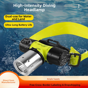 Ilgai tarnaujantis, stiprus dviračių priekinis žibintas, dvigubos paskirties šviesa, itin ryškus profesionalus T6 lempos karoliukas, tinkantis nardyti jūroje