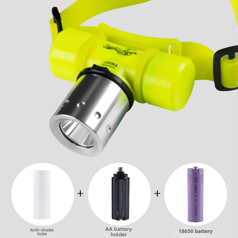 Ilgai tarnaujantis, stiprus dviračių priekinis žibintas, dvigubos paskirties šviesa, itin ryškus profesionalus T6 lempos karoliukas, tinkantis nardyti jūroje