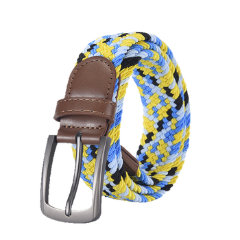 2025. aasta uus elastne kootud venivöö meestele ja naistele, mittepinguldav lõuendivöö, auguta sulamist nööpnõelaga pandlaga püksivöö