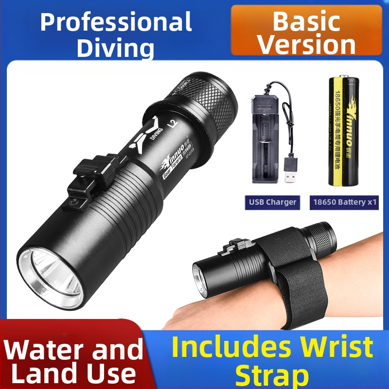 Nardymo žibintuvėlis, įkraunamas po vandeniu, profesionalus magnetinio jungiklio apšvietimas, stipri šviesa, atspari vandeniui, specialūs itin ryškūs lauko žibintai