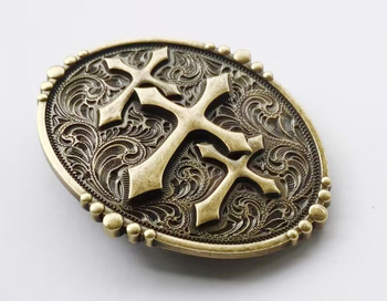 Vairumtirdzniecības retro stila raksta apakšējā krustveida cinka sakausējuma jostas sprādze Eiropas un Amerikas populārā dekoratīvā sprādze