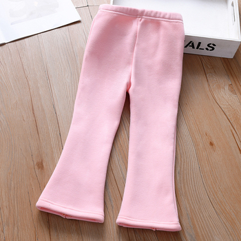 Μοντέρνο κολάν Princess Pearl με επένδυση φλις για κορίτσια, φθινοπωρινό και χειμερινό 2025, νέο παιδικό παντελόνι, χειμωνιάτικο, All-in-One, από βελούδο