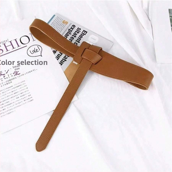 Nišidisainiga vöö, naiste vöötihend, tipptasemel mantlivöö sõlmekaunistus, seelikuga, universaalne mood