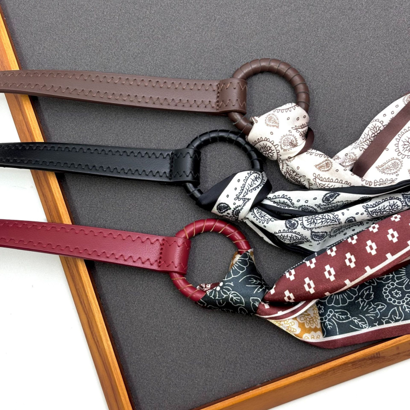 Värviline retro siidist sall meestele ja naistele, naiste kleidivöö, moodne ja mitmekülgne dekoratiivne teksasõrmus, isikupärastatud õhuke vöö