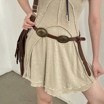 Boheemlaslik lääne teksariie vintage metallik lai vöö nikerdatud vabaaja universaalne vöö vöököis naistele