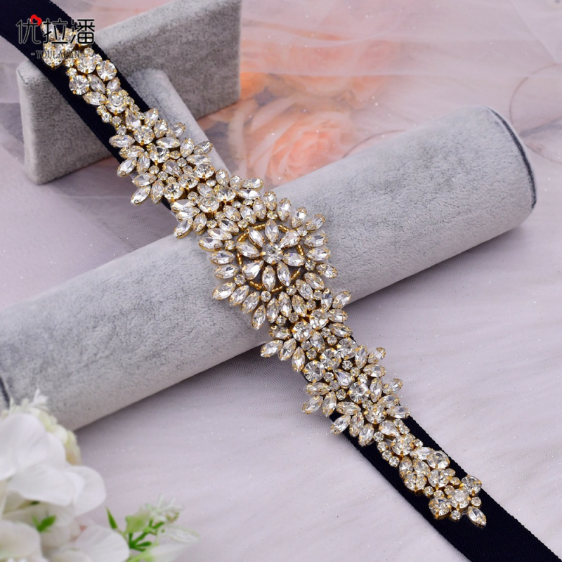 Youlapan S319 puhas käsitöö, ligipääsetav luksuslik rasketööstuse teemantvööga kleitmantel, moodne elastne elastne vöö