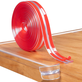 Läbipaistev kokkupõrkevastane riba laua serva kaitseriba majapidamise kohvilaua serva väänamine laste kokkupõrkevastane pasta beebi silikoonist pehme kaitseriba