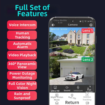 Binokulaarne seinale kinnitatav relvakaamera P6Slite. Piiriülene populaarne toode, kõrglahutusega öise nägemise ja kahe ekraaniga turvalisuse ja kaitse jälgimine.