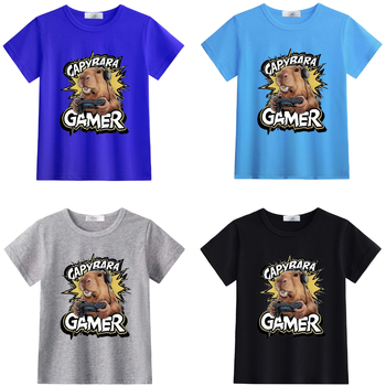 Spot New Capybara Capybara laste suvine kerge lühikeste varrukatega T-särk 63122