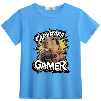 Spot New Capybara Capybara laste suvine kerge lühikeste varrukatega T-särk 63122