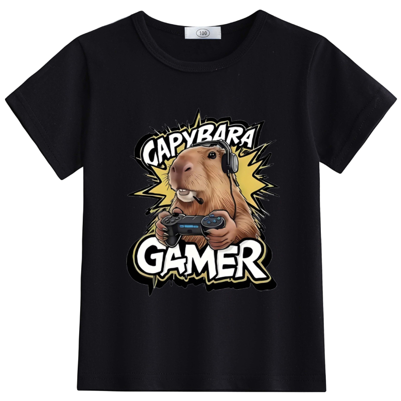 Spot New Capybara Capybara laste suvine kerge lühikeste varrukatega T-särk 63122