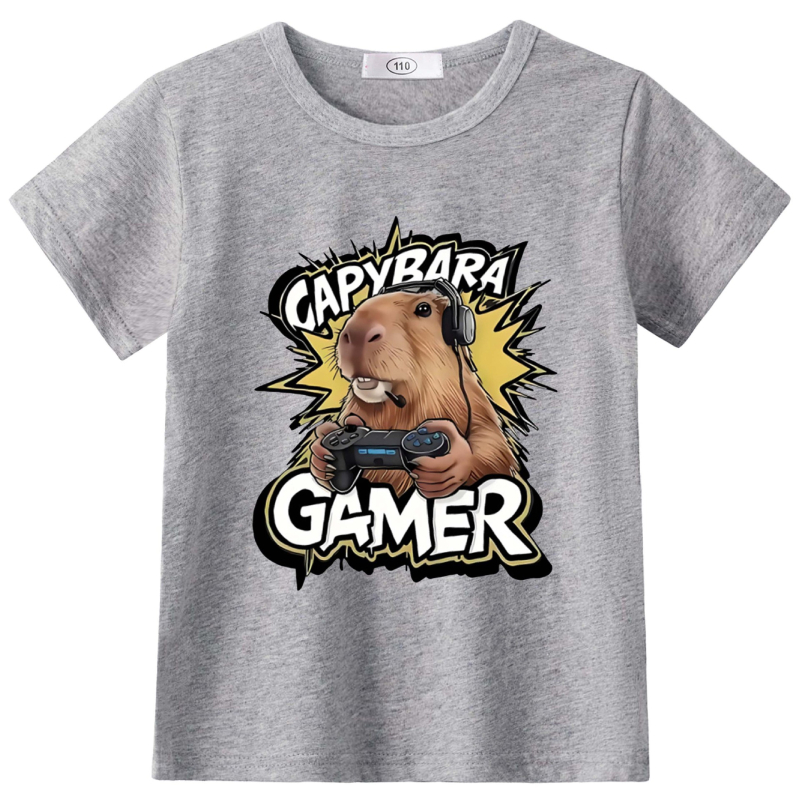 Spot New Capybara Capybara laste suvine kerge lühikeste varrukatega T-särk 63122