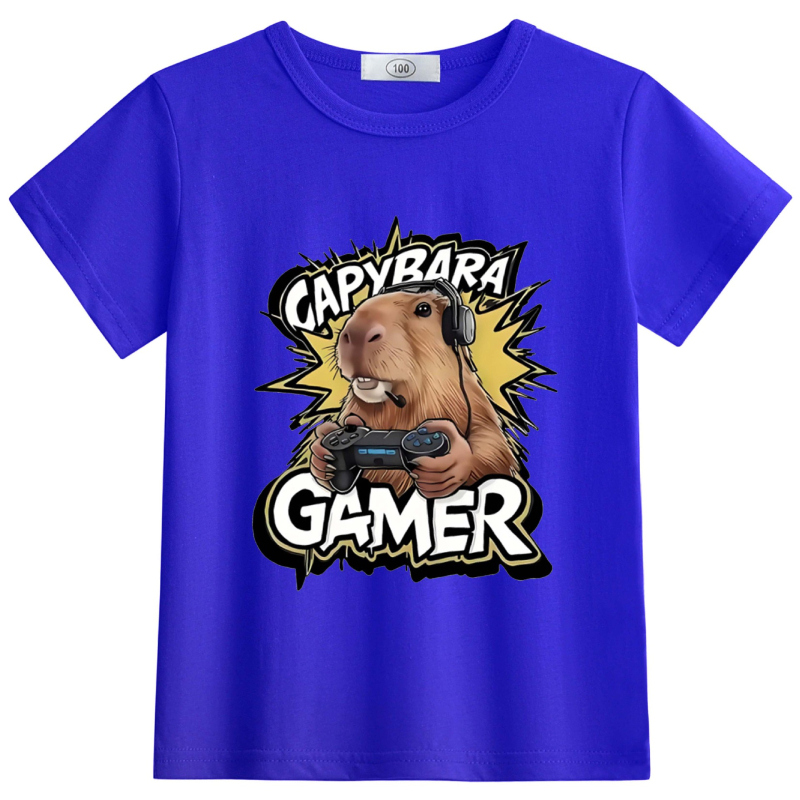 Spot New Capybara Capybara laste suvine kerge lühikeste varrukatega T-särk 63122