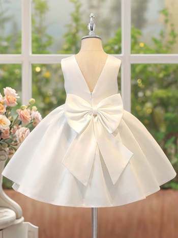 Beebikleit sünnipäevaprintsessileit lipsuga armsa stiiliga üheaastane pontoonkleit 2025 uus tüdrukute suvine kleit