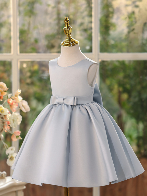 Beebikleit sünnipäevaprintsessileit lipsuga armsa stiiliga üheaastane pontoonkleit 2025 uus tüdrukute suvine kleit